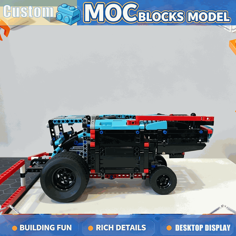 Agriculture Farming Education - 556PCS MOC Farm Combine Harvester Agricultural