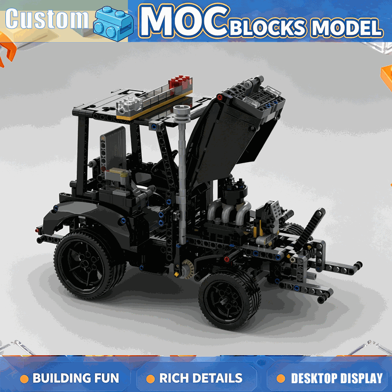 1326PCS Farm Tractor MOC Build - огляд і ціна Agriculture Farming Education