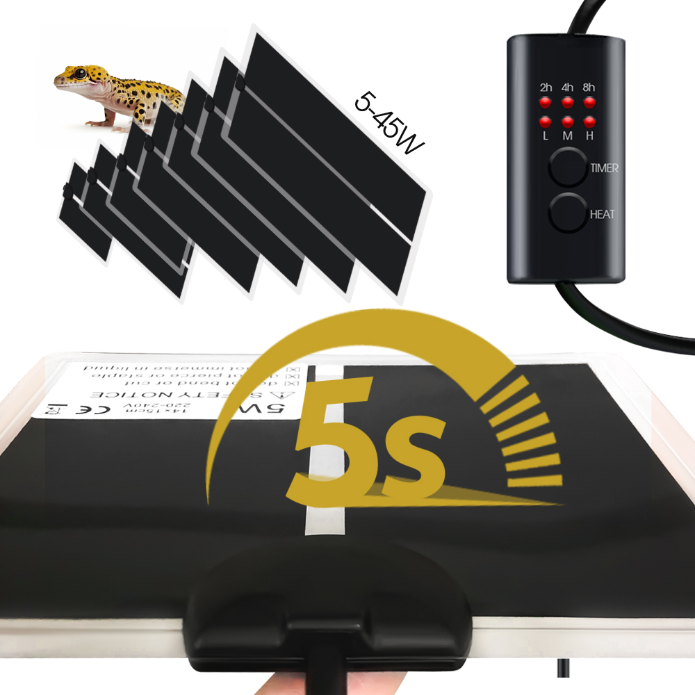 EU Plug 5-20W Reptiles Adjusta - огляд і ціна Seedling Heat Mat